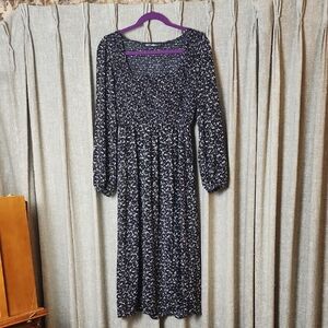 Disturbia Black Floral Dress